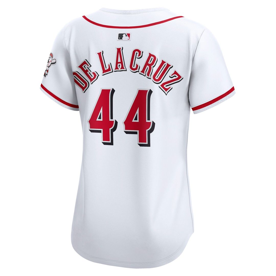 Cincinnati Reds Elly De La Cruz Nike Women's Home Limited Player Jersey - White Team Jersey Sports Fan Apparel