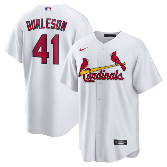 St. Louis Cardinals Alec Burleson Nike Home Replica Jersey - White Team Jersey Sports Fan Apparel