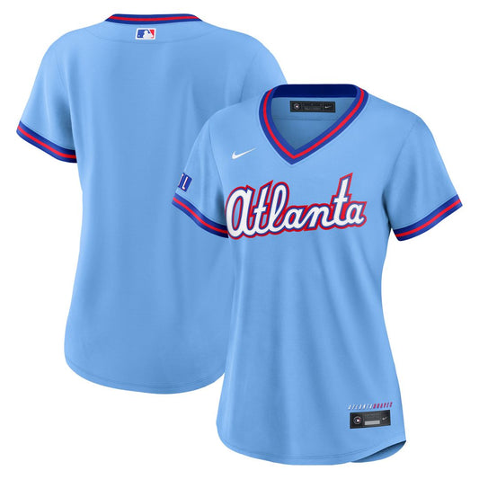 Atlanta Braves Nike Women's 2026 City Connect Stadium Jersey - Powder Blue Team Jersey Sports Fan Apparel