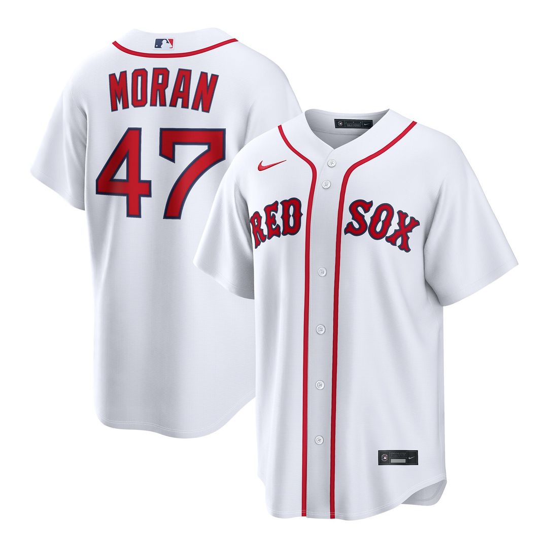 Boston Red Sox Jovani Moran Nike Home Replica Jersey - White Team Jersey Sports Fan Apparel