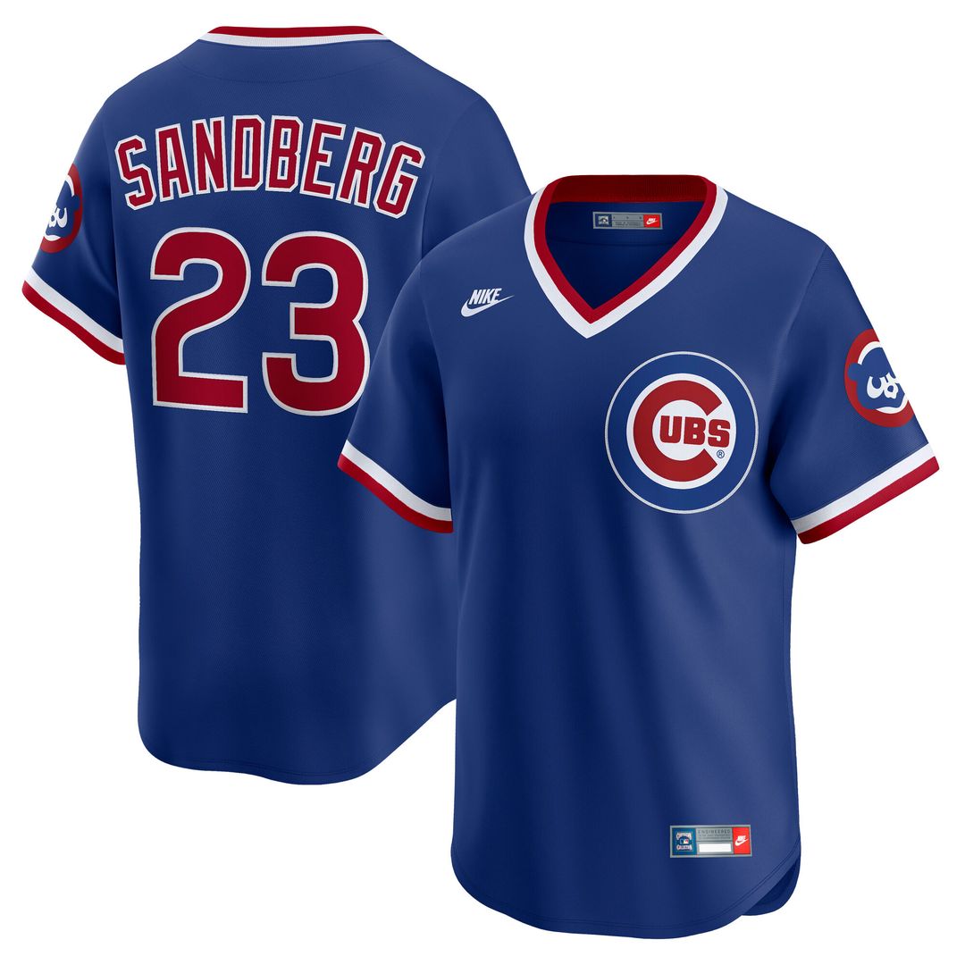 Chicago Cubs Ryne Sandberg Nike Throwback Cooperstown Limited Jersey - White Team Jersey Sports Fan Apparel