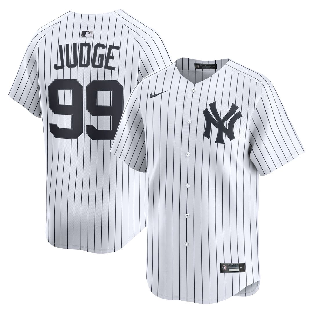 New York Yankees Aaron Judge Nike Home Limited Player Jersey - White Team Jersey Sports Fan Apparel
