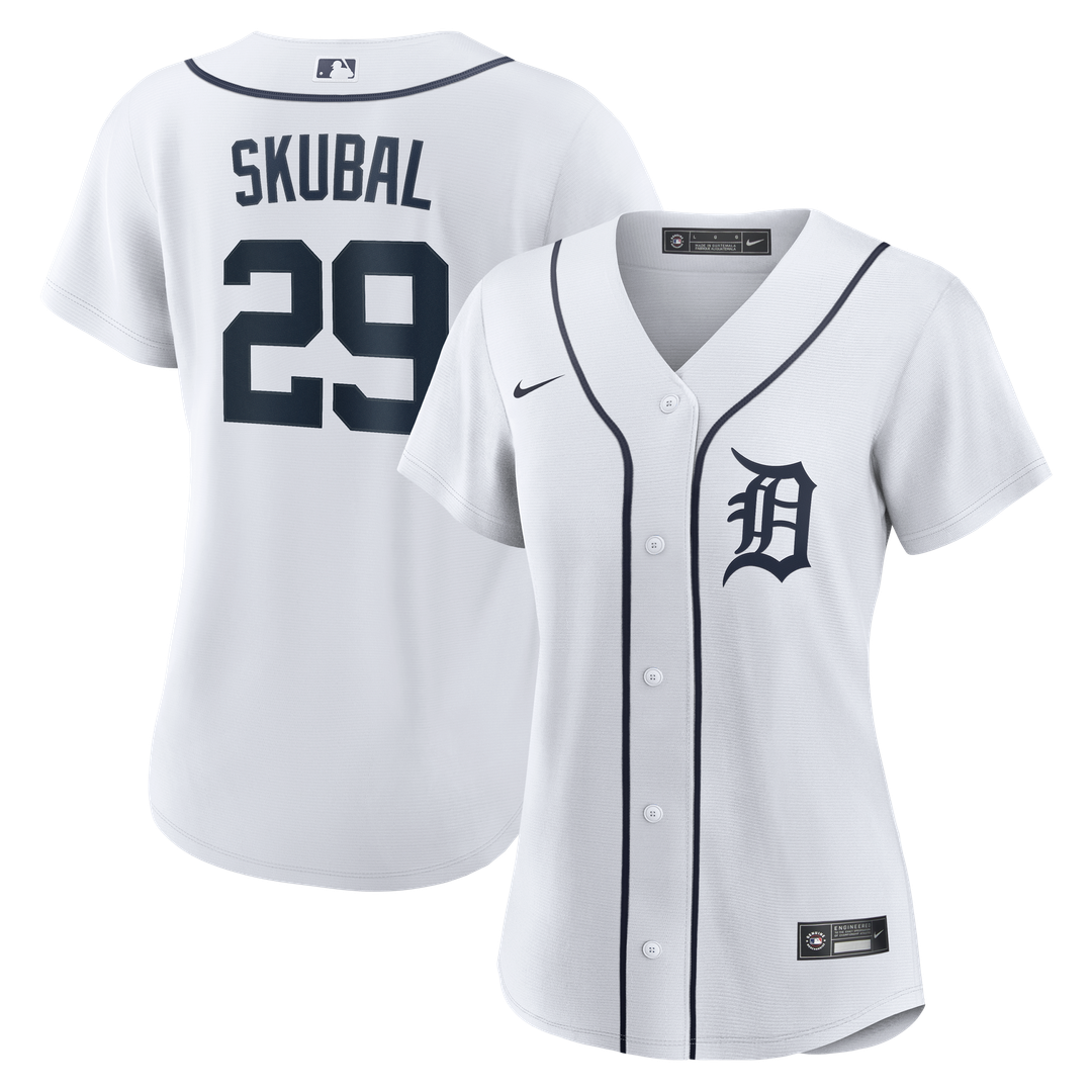 Detroit Tigers Tarik Skubal Nike Women's Home Replica Player Jersey - White Team Jersey Sports Fan Apparel
