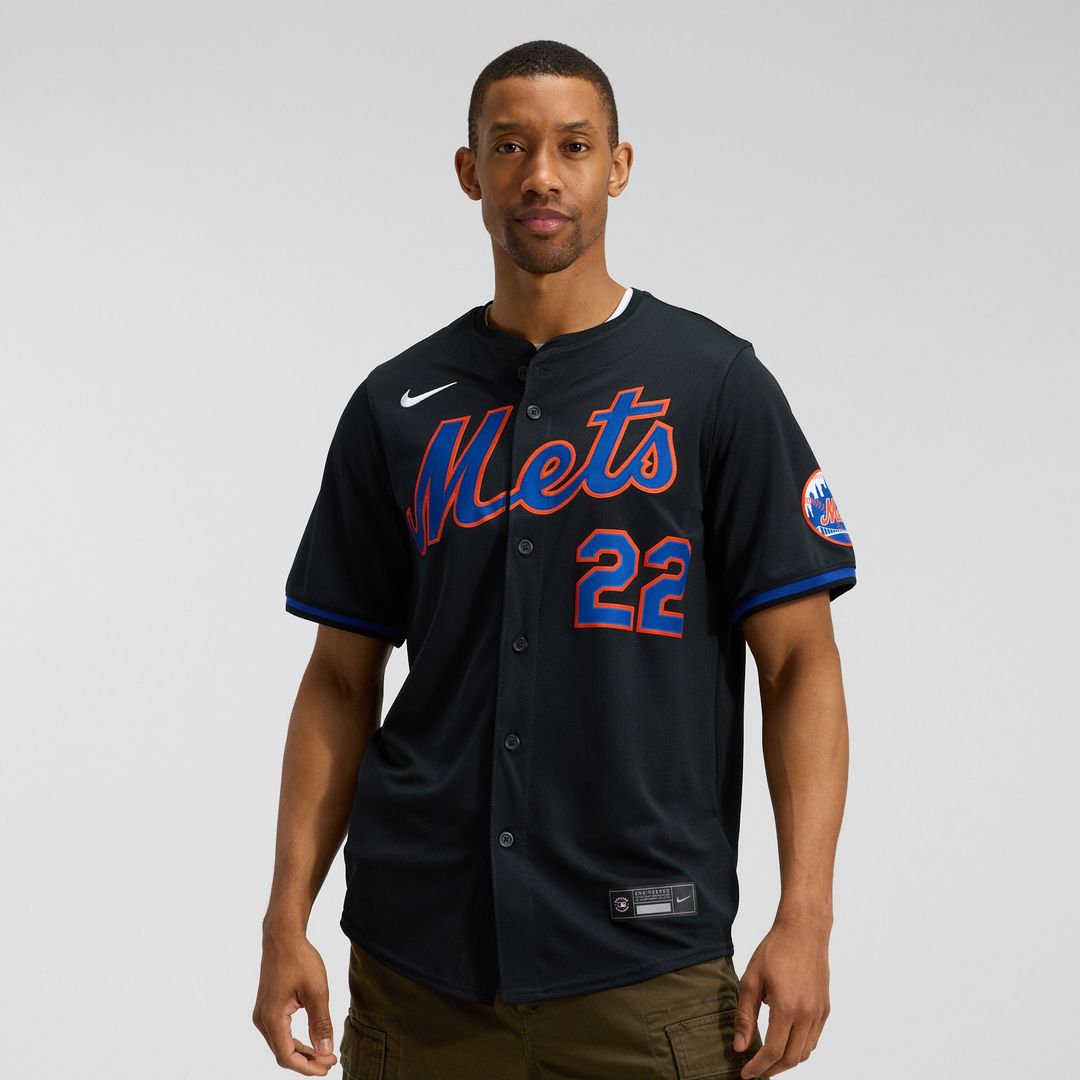 New York Mets Juan Soto Nike Alternate Limited Player Jersey - Black Team Jersey Sports Fan Apparel