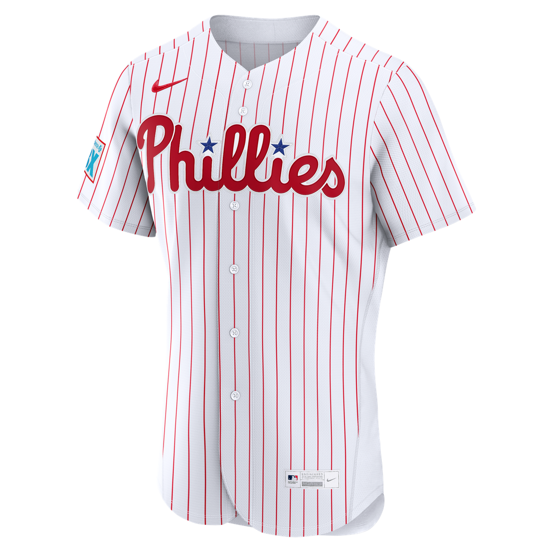 Philadelphia Phillies Bryce Harper Nike Alternate Authentic Sponsor Patch Jersey - Light Blue Team Jersey Sports Fan Apparel