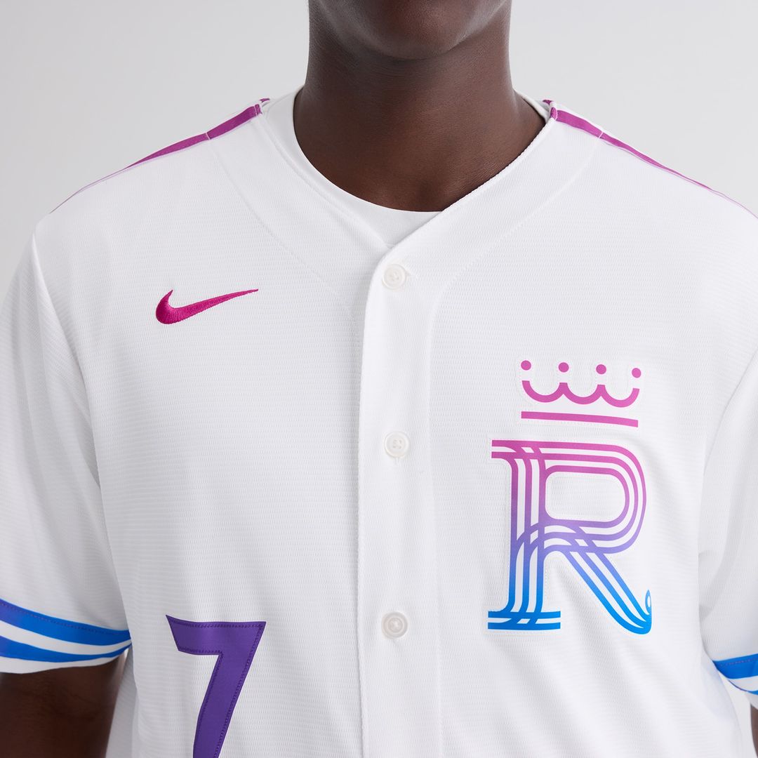 Kansas City Royals Bobby Witt Jr. Nike 2026 City Connect Stadium Jersey - White Team Jersey Sports Fan Apparel