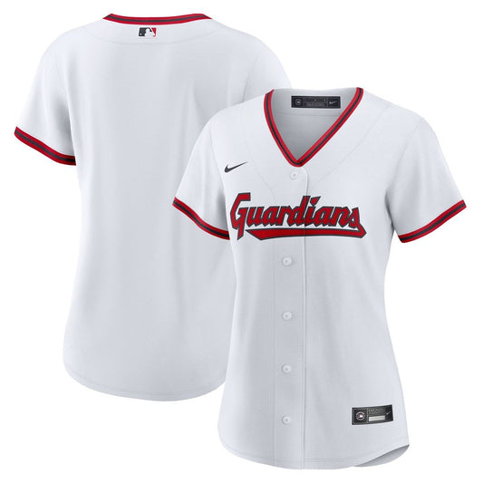 Cleveland Guardians Nike Women's Home Replica 2.0 Jersey - White Team Jersey Sports Fan Apparel