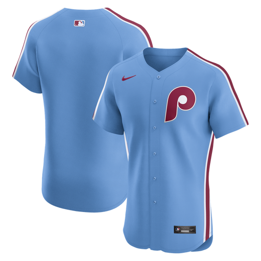 Philadelphia Phillies Nike Alternate Elite Jersey - Light Blue Team Jersey Sports Fan Apparel