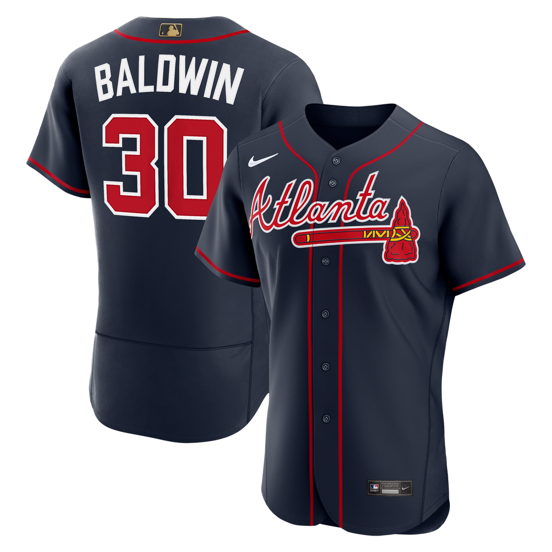Atlanta Braves Drake Baldwin Nike Alternate MLB Awards Authentic Jersey - Navy Team Jersey Sports Fan Apparel