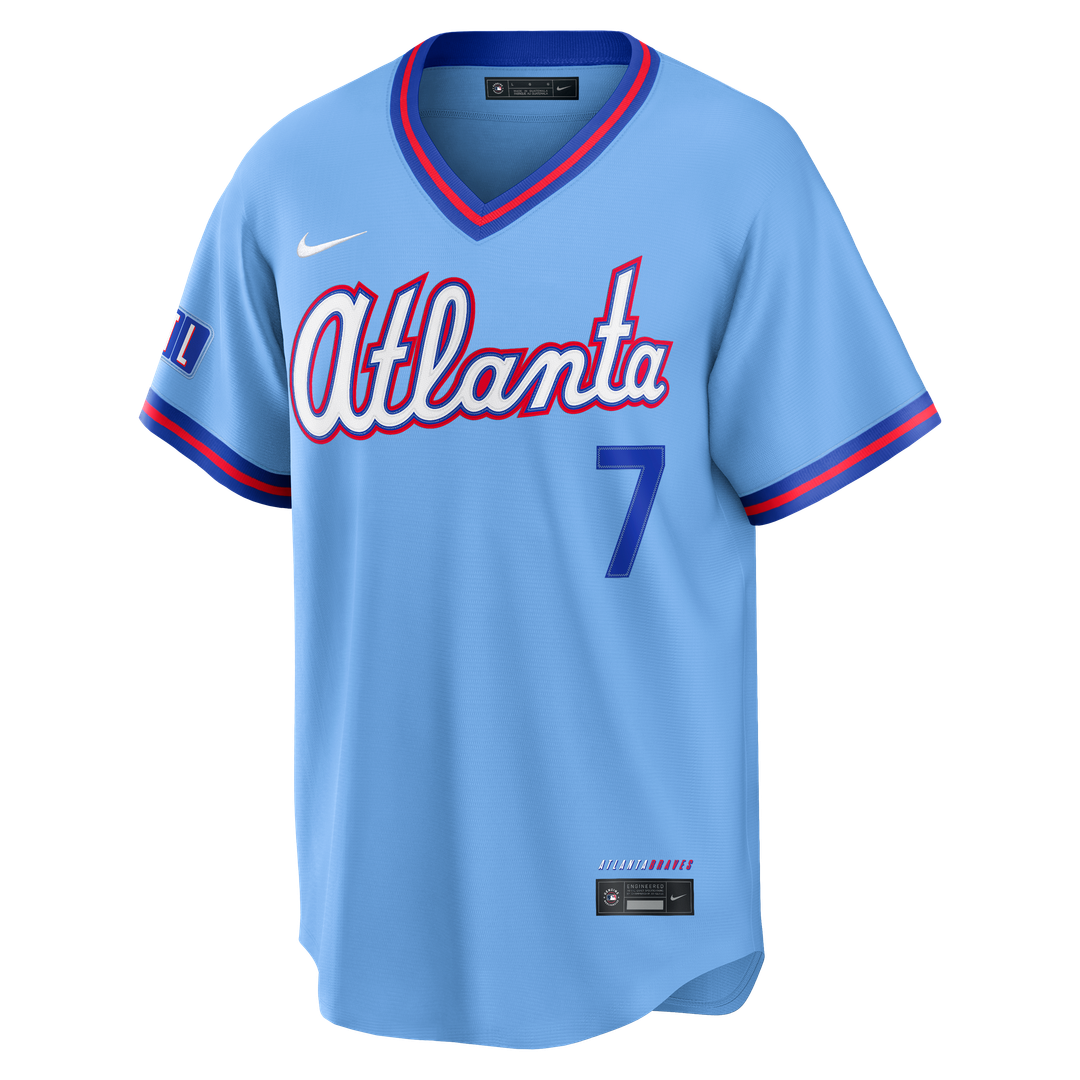Atlanta Braves Ha - Seong Kim Nike 2026 City Connect Stadium Jersey - Powder Blue Team Jersey Sports Fan Apparel