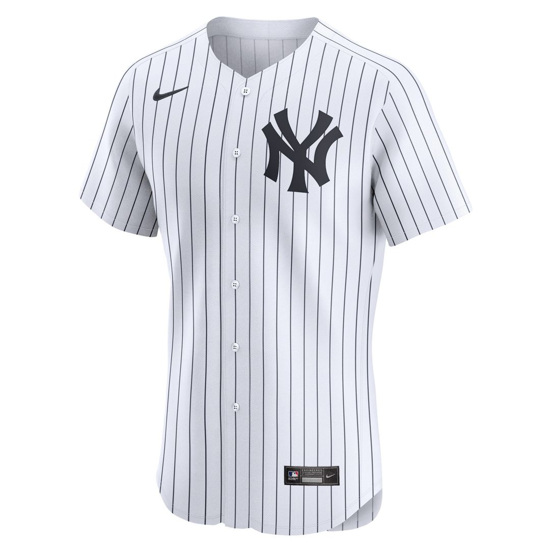 New York Yankees Anthony Volpe Nike Home Elite Jersey - White Team Jersey Sports Fan Apparel