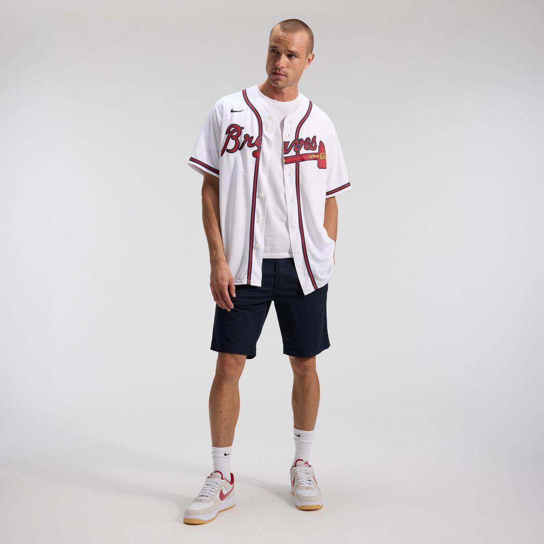 Atlanta Braves Nike Alternate Replica Team Jersey - Red Team Jersey Sports Fan Apparel