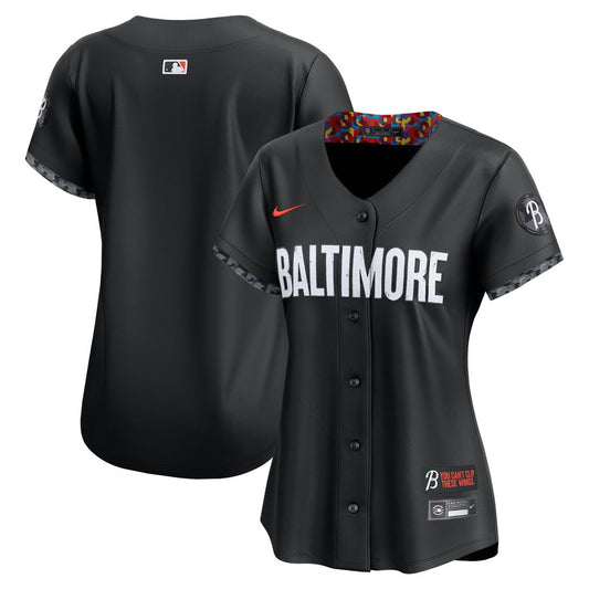 Baltimore Orioles Nike Women's City Connect Limited Jersey - Black Team Jersey Sports Fan Apparel