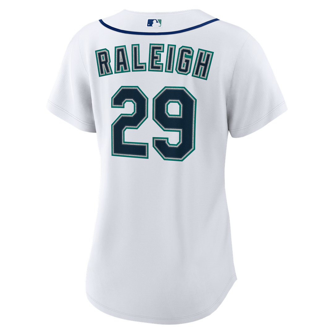 Seattle Mariners Cal Raleigh Nike Women's Home Replica Jersey - White Team Jersey Sports Fan Apparel
