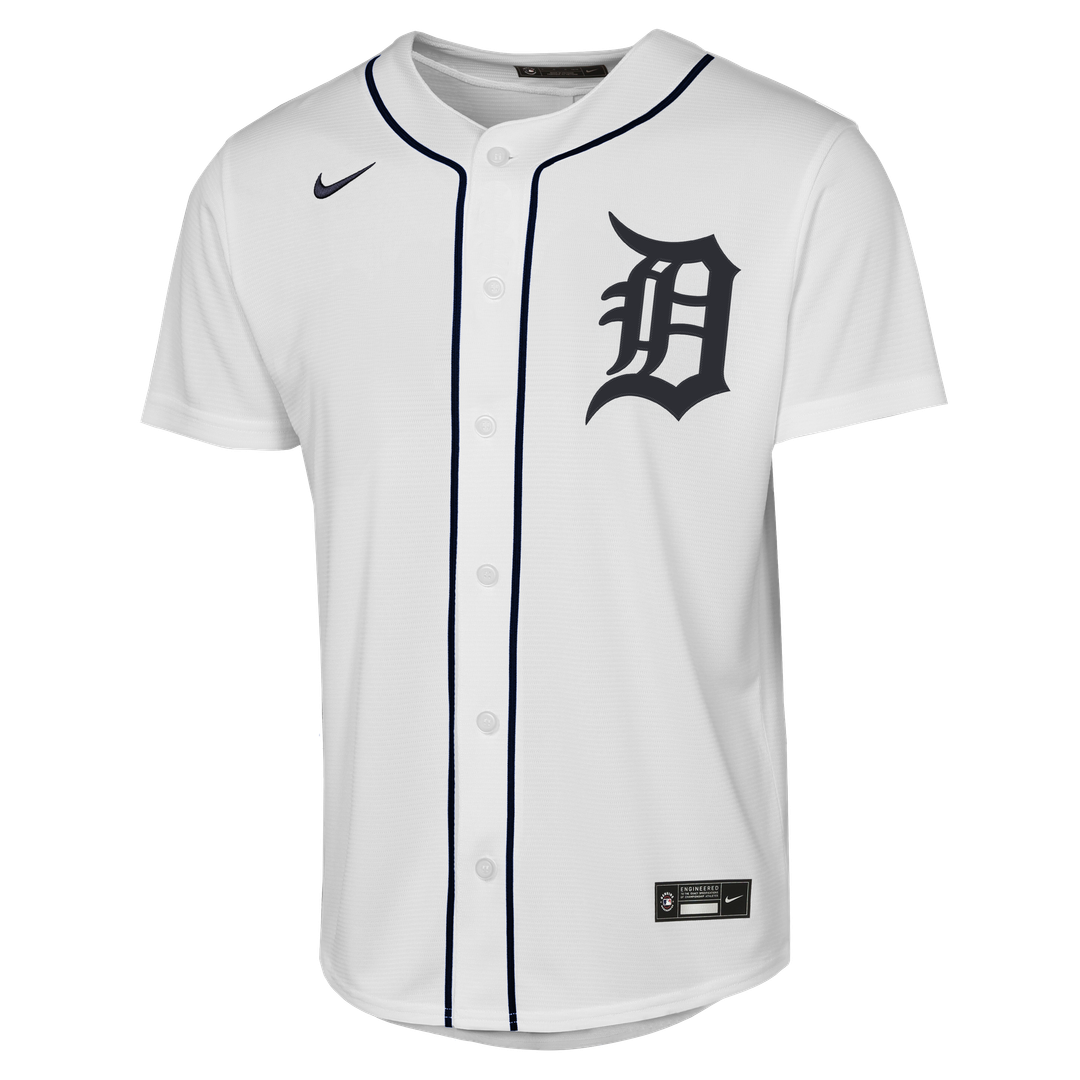 Detroit Tigers Justin Verlander Nike Youth Home Replica Jersey - White Team Jersey Sports Fan Apparel