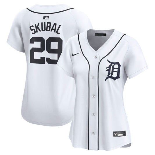 Detroit Tigers Tarik Skubal Nike Women's Limited Player Jersey - White Team Jersey Sports Fan Apparel