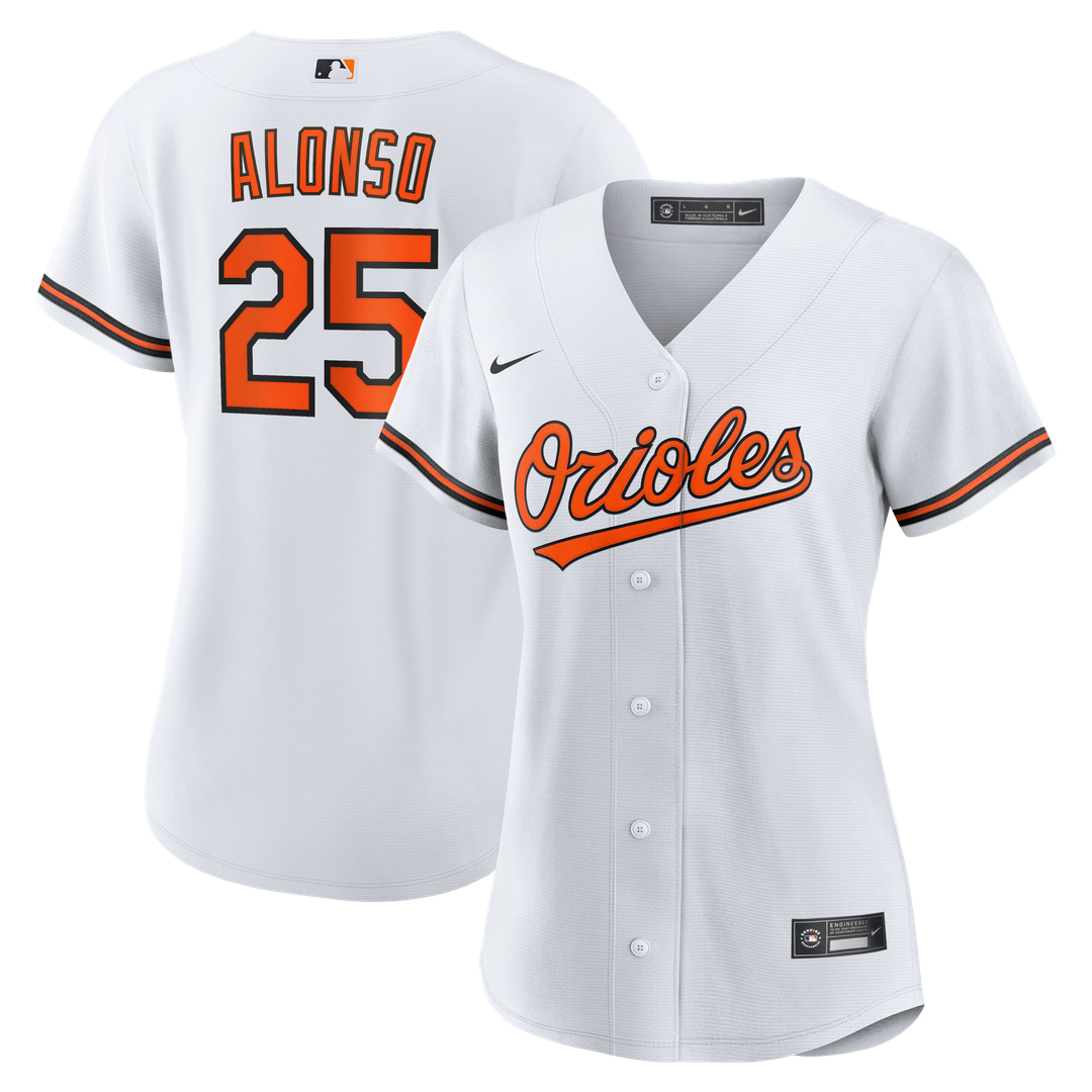 Baltimore Orioles Pete Alonso Nike Women's Home Replica Jersey - White Team Jersey Sports Fan Apparel