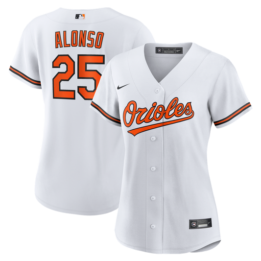 Baltimore Orioles Pete Alonso Nike Women's Home Replica Jersey - White Team Jersey Sports Fan Apparel