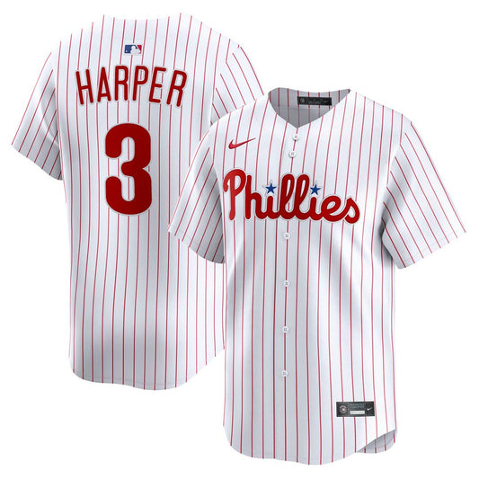 Philadelphia Phillies Bryce Harper Nike Home Limited Player Jersey - White Team Jersey Sports Fan Apparel