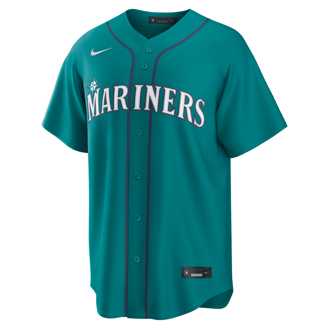 Seattle Mariners Julio Rodríguez Nike Alternate Replica Jersey - Teal Team Jersey Sports Fan Apparel