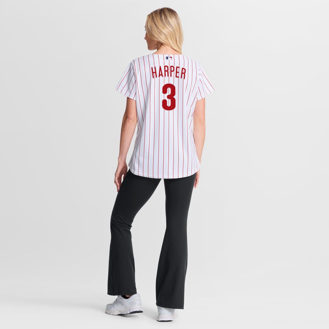 Philadelphia Phillies Bryce Harper Nike Women's Home Replica Jersey - White Team Jersey Sports Fan Apparel