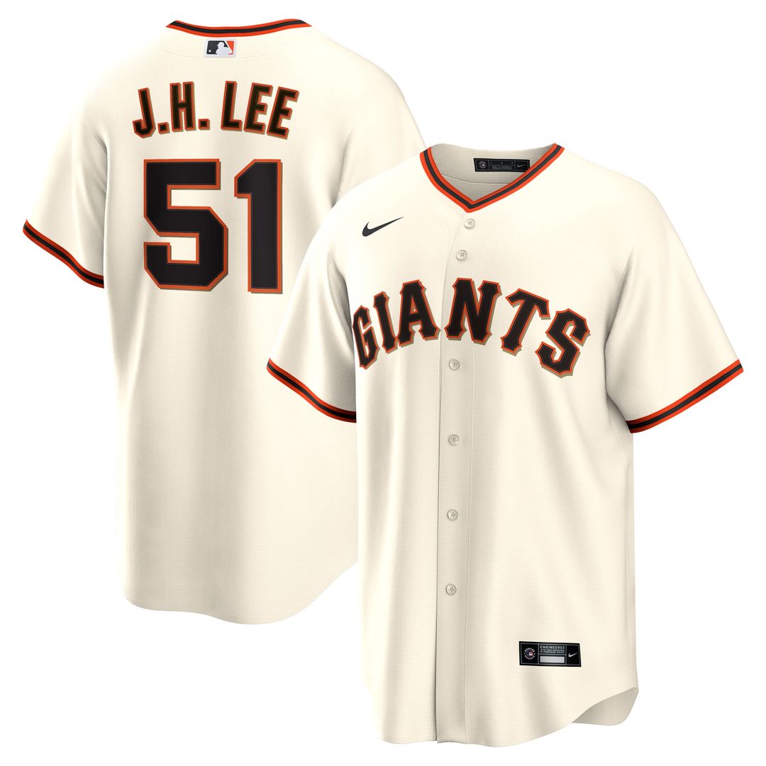 San Francisco Giants Jung Hoo Lee Nike Home Replica Player Jersey - Cream Team Jersey Sports Fan Apparel