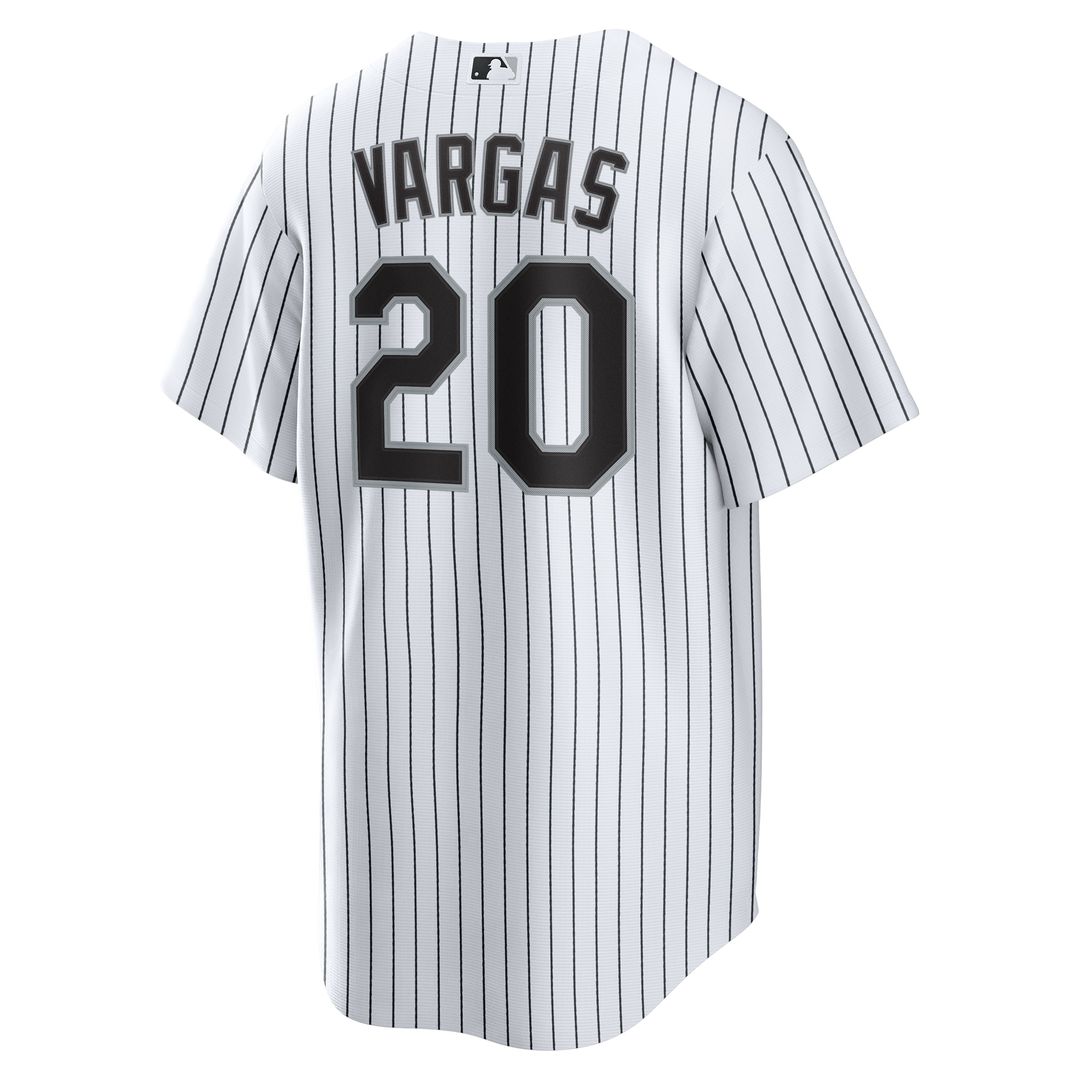 Chicago White Sox Miguel Vargas Nike Home Replica Jersey - White Team Jersey Sports Fan Apparel