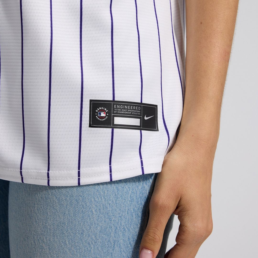 Colorado Rockies Nike Women's Home Replica Team Jersey - White Team Jersey Sports Fan Apparel