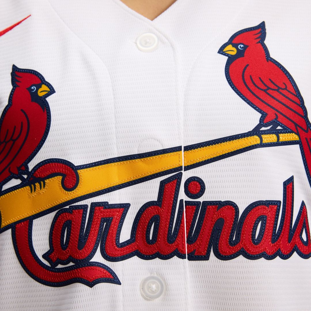 St. Louis Cardinals Nike Women's Home Replica Team Jersey - White Team Jersey Sports Fan Apparel