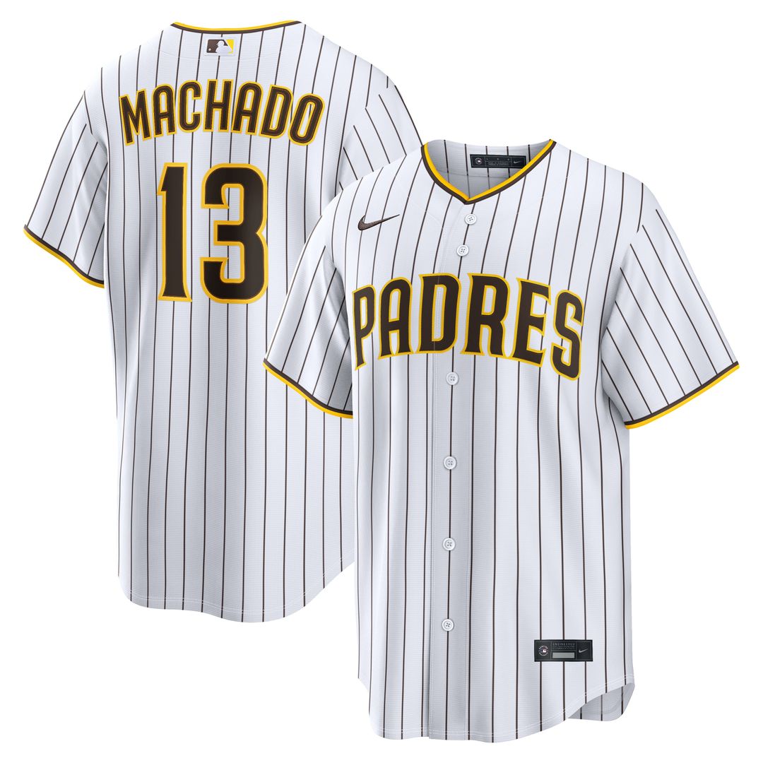 San Diego Padres Manny Machado Nike Home Replica Player Jersey - White Team Jersey Sports Fan Apparel