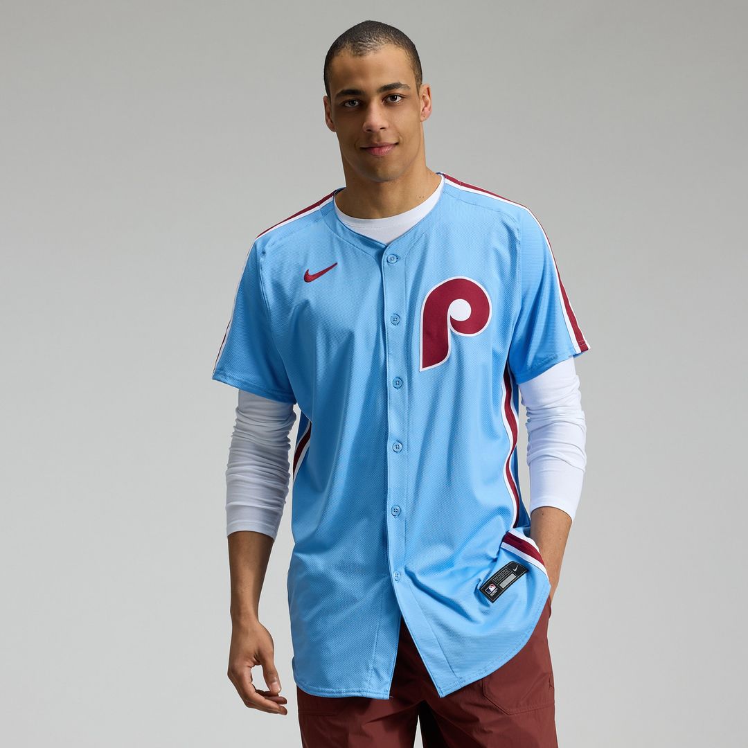 Philadelphia Phillies Nike Alternate 2 Elite Jersey - Cream Team Jersey Sports Fan Apparel
