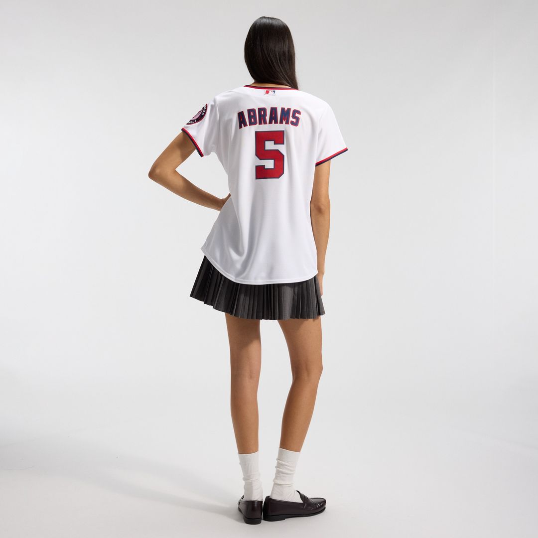 Washington Nationals CJ Abrams Nike Women's Home Replica Player Jersey - White Team Jersey Sports Fan Apparel