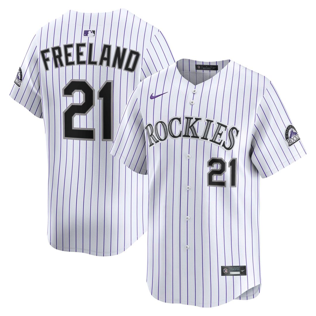 Colorado Rockies Kyle Freeland Nike Home Limited Player Jersey - White Team Jersey Sports Fan Apparel