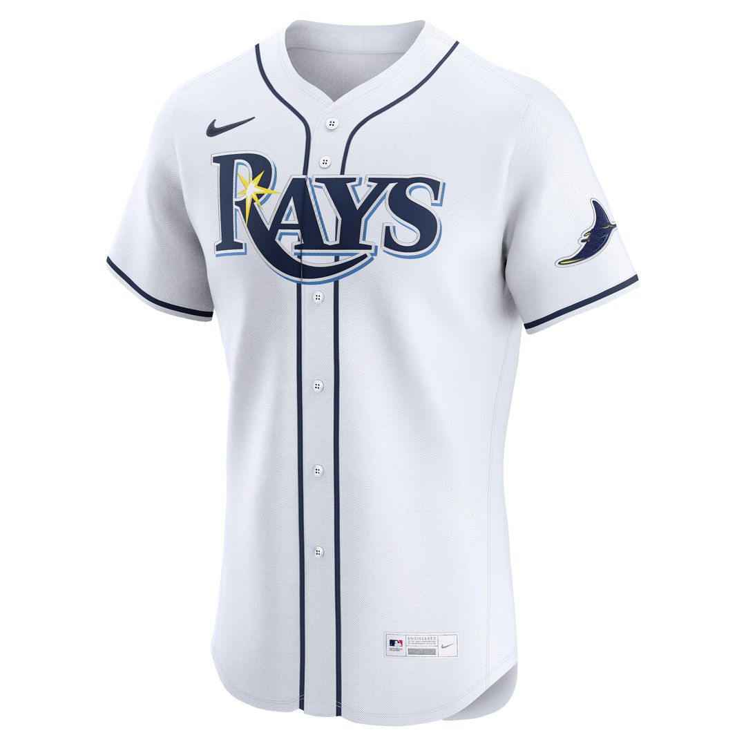 Tampa Bay Rays Nike Home Elite Jersey - White Team Jersey Sports Fan Apparel