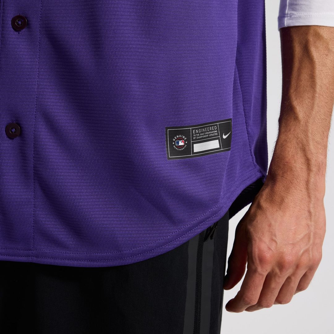 Colorado Rockies Nike Alternate Replica Team Jersey - Purple Team Jersey Sports Fan Apparel