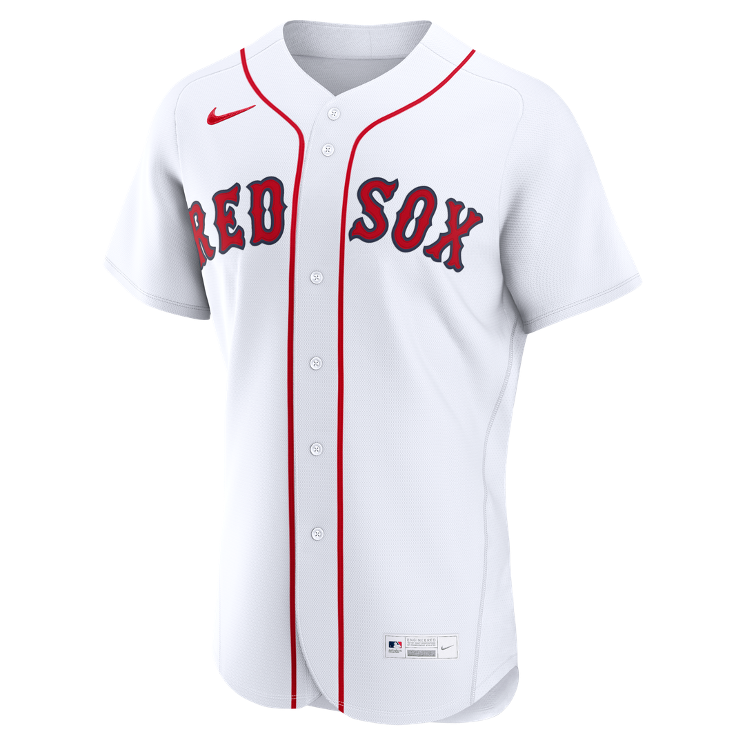 Boston Red Sox Nike Home Authentic Custom Jersey - White Team Jersey Sports Fan Apparel