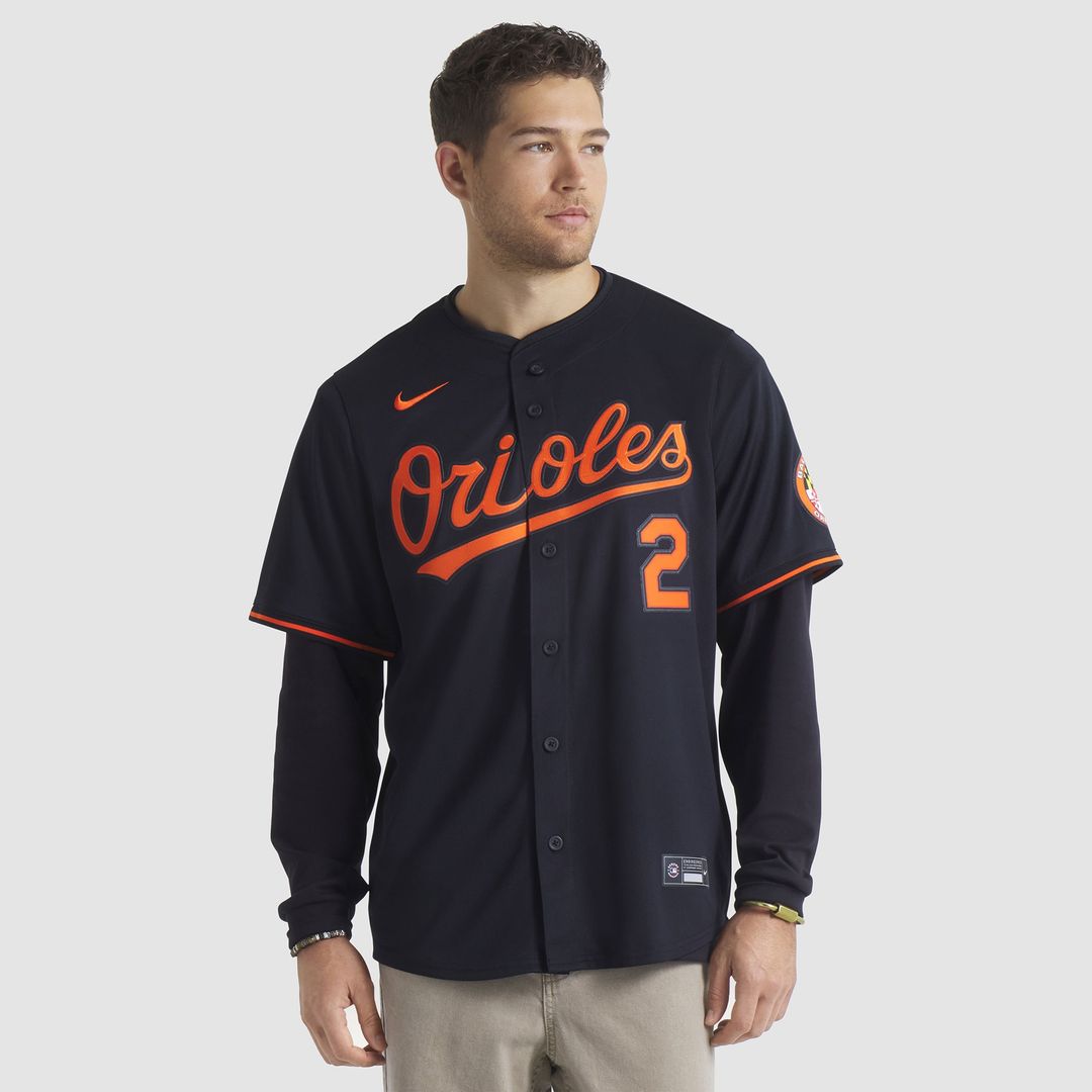 Baltimore Orioles Gunnar Henderson Nike Alternate Limited Player Jersey - Black Team Jersey Sports Fan Apparel