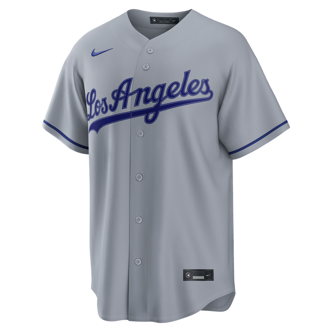 Los Angeles Dodgers Kyle Tucker Nike Road Replica Jersey - Gray Team Jersey Sports Fan Apparel