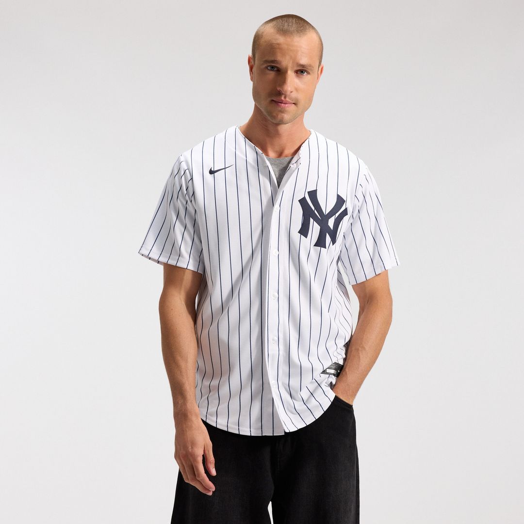 New York Yankees Nike Home Replica Team Jersey - White Team Jersey Sports Fan Apparel