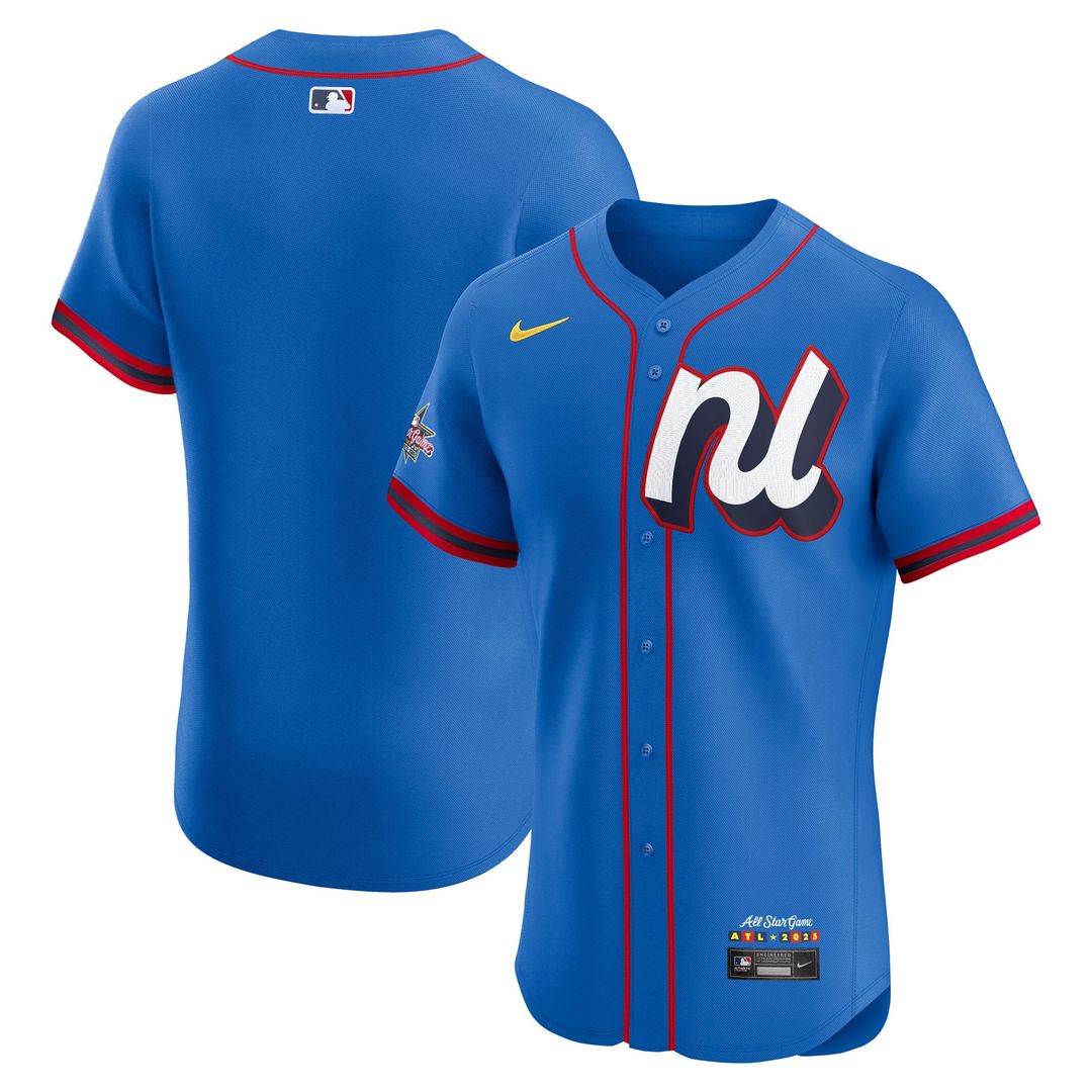 National League Nike 2025 All - Star Edition Elite Jersey - Blue Team Jersey Sports Fan Apparel