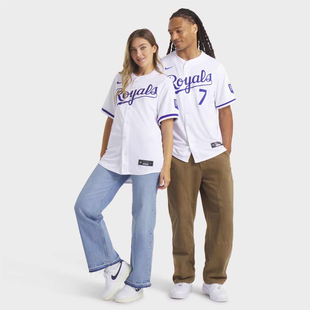 Kansas City Royals Bobby Witt Jr. Nike Home Limited Player Jersey - White Team Jersey Sports Fan Apparel