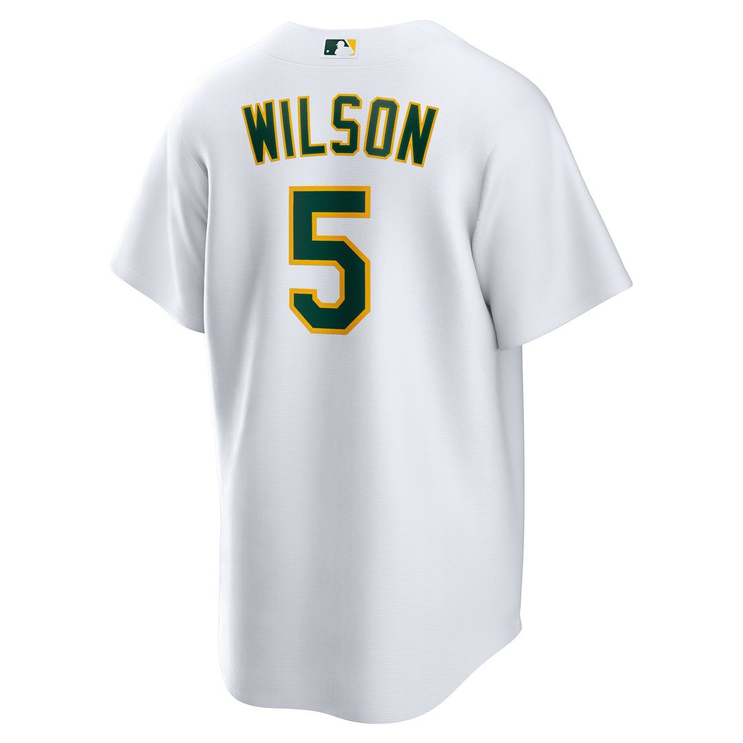 Athletics Jacob Wilson Nike Home Replica Jersey - White Team Jersey Sports Fan Apparel