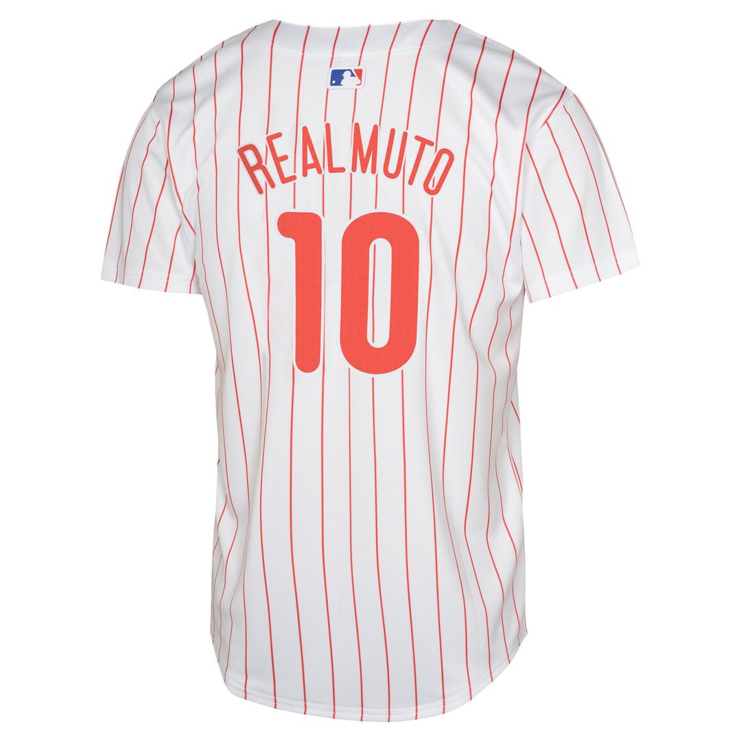 Philadelphia Phillies J.T. Realmuto Nike Youth Home Limited Jersey - White Team Jersey Sports Fan Apparel