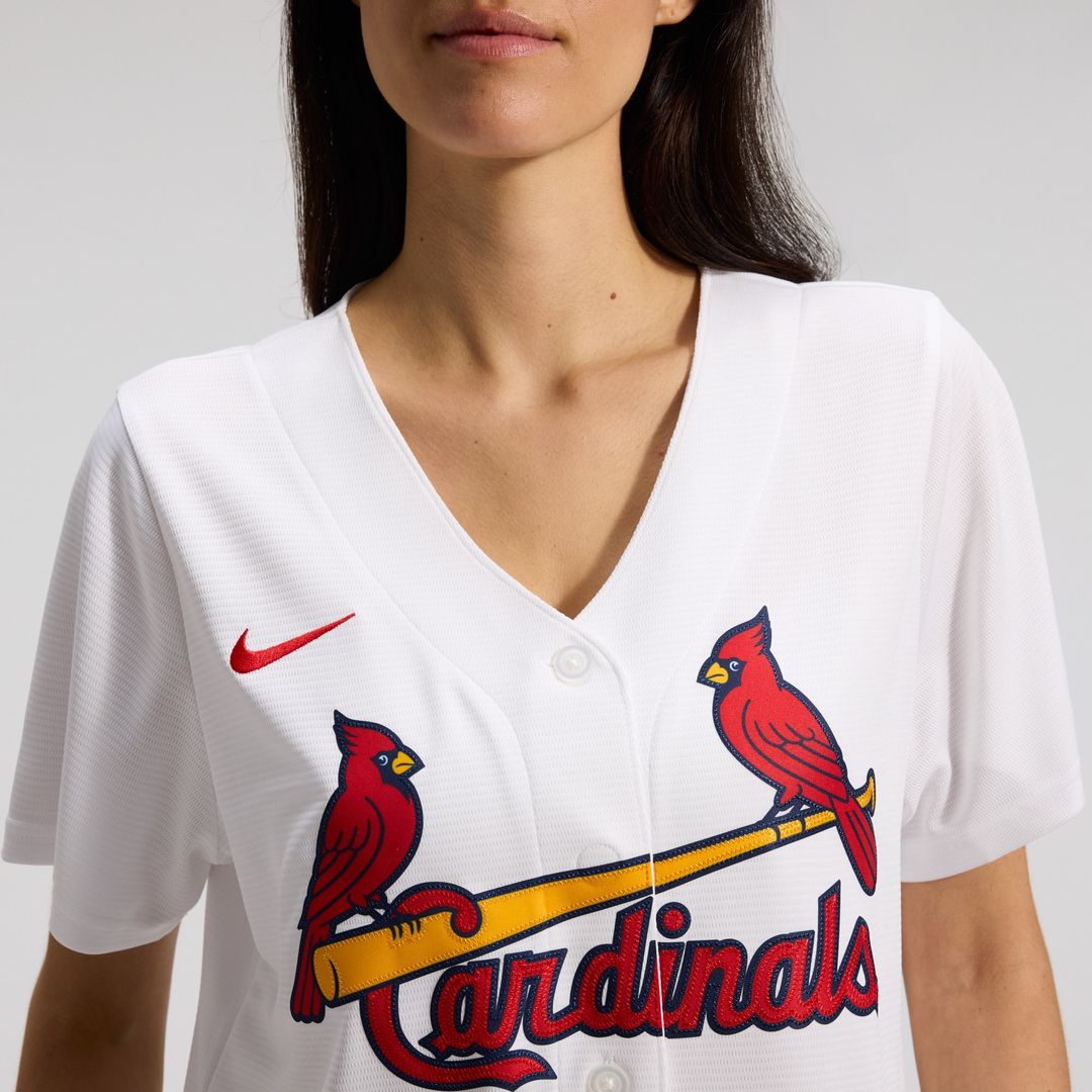 St. Louis Cardinals Nike Women's Home Replica Team Jersey - White Team Jersey Sports Fan Apparel