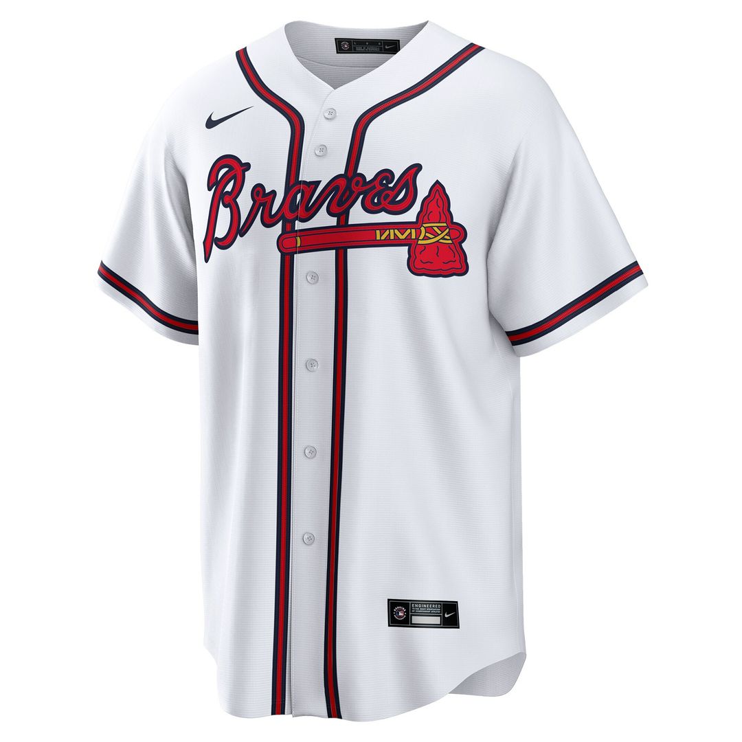 Atlanta Braves Joe Jiménez Nike Home Replica Player Jersey - White Team Jersey Sports Fan Apparel