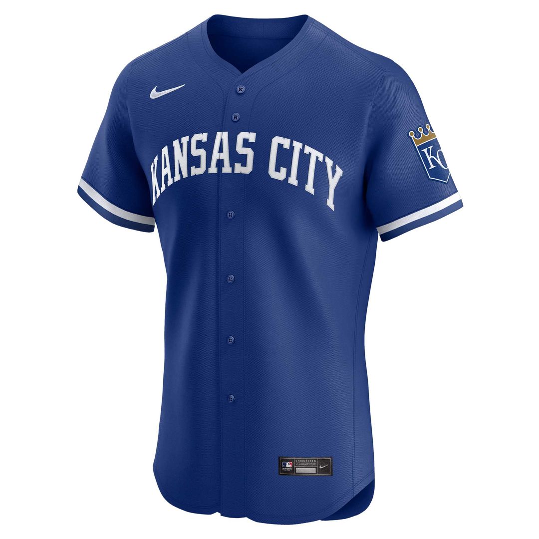 Kansas City Royals Nike Alternate Vapor Premier Elite Patch Jersey - Royal Team Jersey Sports Fan Apparel