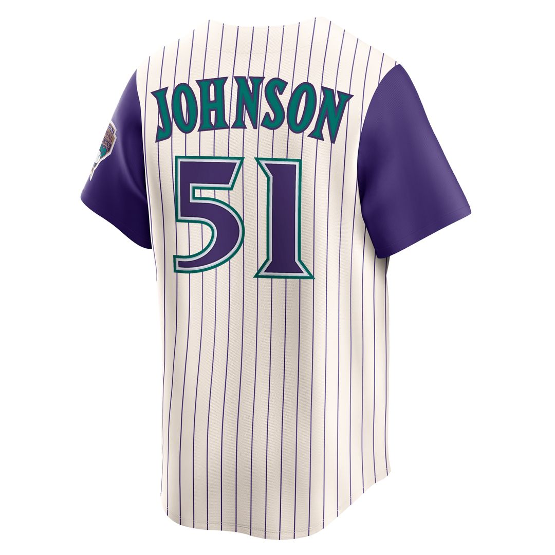 Arizona Diamondbacks Randy Johnson Nike Throwback Cooperstown Limited Jersey - Cream Team Jersey Sports Fan Apparel