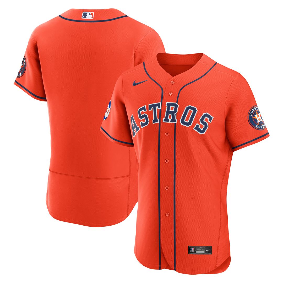Houston Astros Nike Alternate 2 Authentic Jersey - Navy Team Jersey Sports Fan Apparel