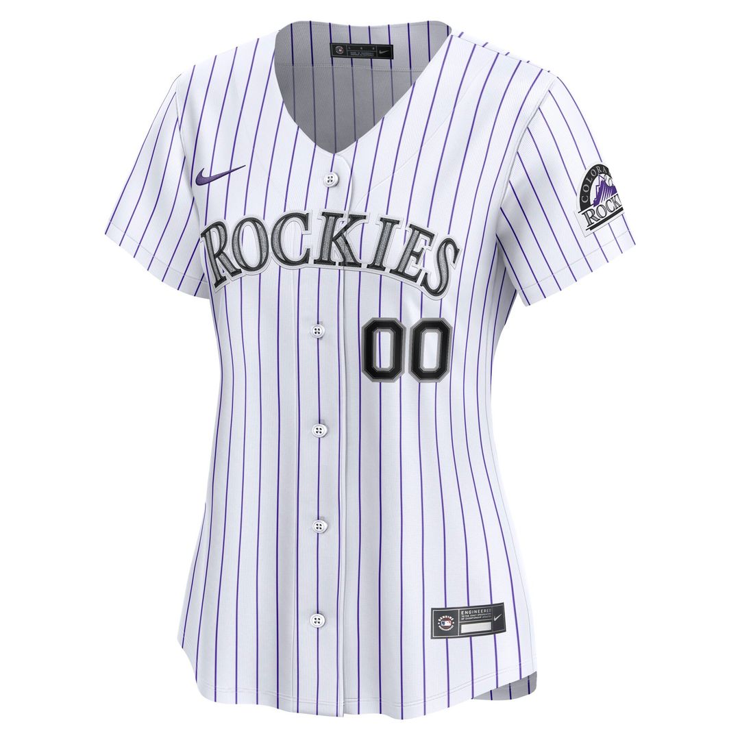 Colorado Rockies Nike Women's Home Limited Custom Jersey - White Team Jersey Sports Fan Apparel