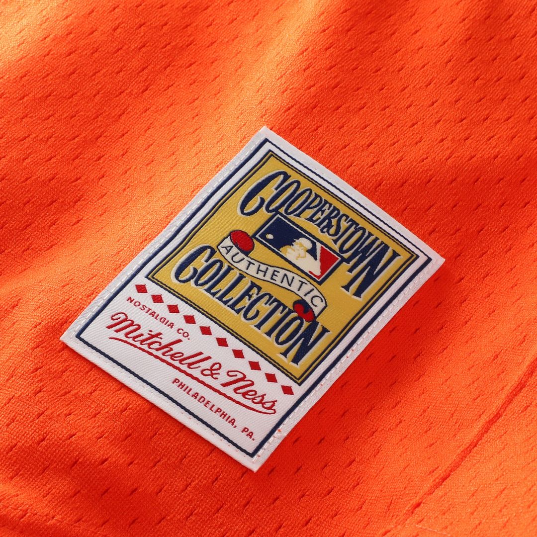 Detroit Tigers Kirk Gibson Mitchell & Ness Cooperstown Mesh Batting Practice Button - Up Jersey - Orange Team Jersey Sports Fan Apparel